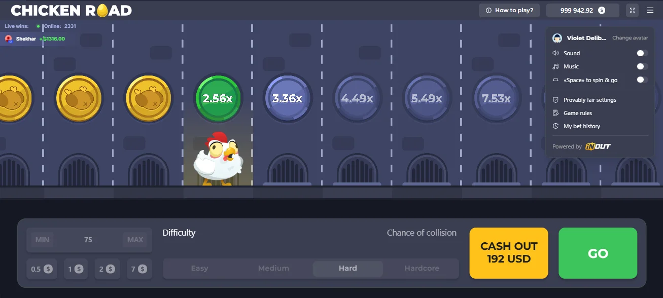 Chicken Road Demo
